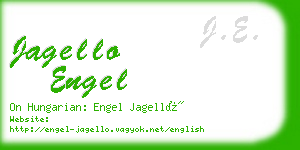 jagello engel business card
